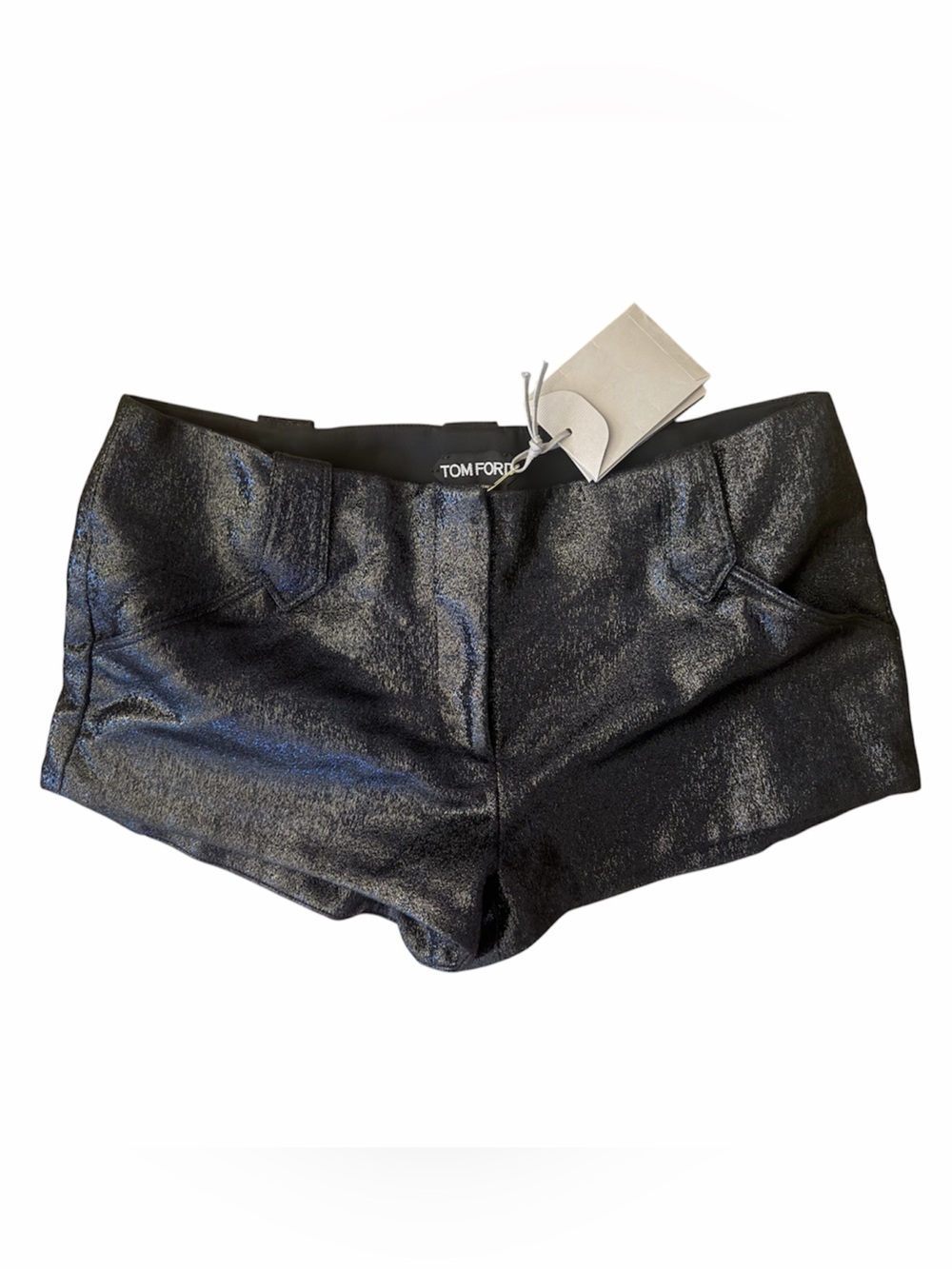 Tom Ford Black Metallic Cargo Leggings